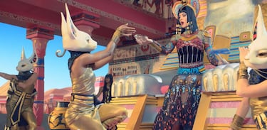 Katy Perry se convierte en faraona de egipto