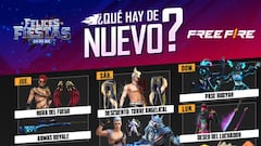 Agenda semanal de Free Fire del 29 de diciembre al 3 de enero con Bonus Incubadora y Pase de Boyaah