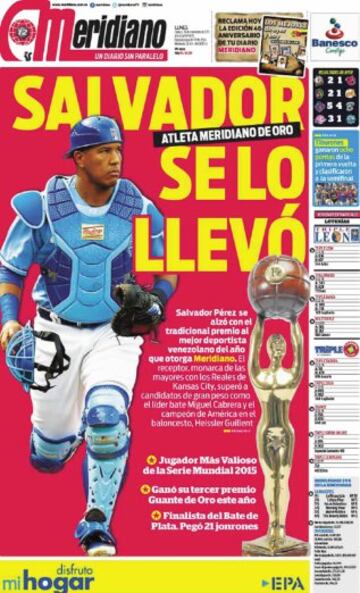 Portadas de la prensa mundial