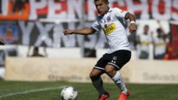 Felipe Flores recibió una falta que se transformó en penal, frente a Cobresal.