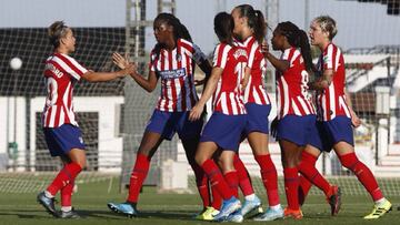 Jugadoras del Atl&eacute;tico.