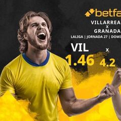 Villarreal CF vs. Granada CF: horario, TV, estadísticas, clasificación y pronósticos