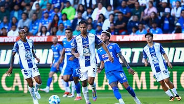 Pachuca tuvo el empate contra Cruz Azul, pero Barreto parecía su enemigo