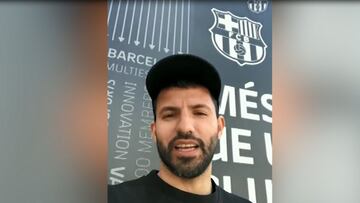 Agüero sale del hospital y manda este mensaje a la afición del Barcelona