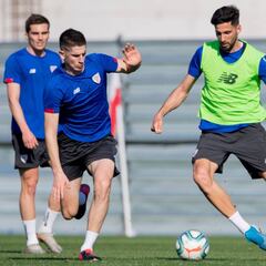 Recuperación en Lezama tras el bofetón de Vitoria