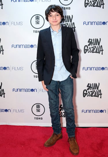 El actor que interpreta a Mike Wheeler en 2016.