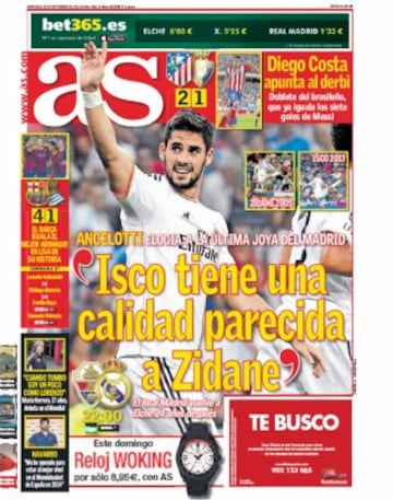 Las portadas de AS de septiembre