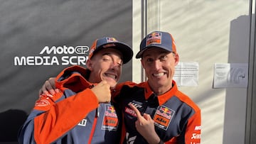 Acosta y Pol, de buen rollo tras el viernes de Australia en el que se impuso el veterano.