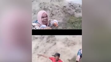 La última locura de este planeta: grabarse con un palo selfie en plena ola 'The Bono'