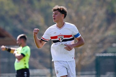 Lucas, hijo de Miranda, como Cristiano, Vinicius o Mbappé