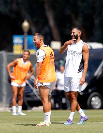 Hazard y Benzema. 