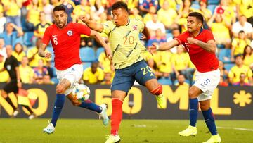 Colombia falla en la definición y empata sin goles contra Chile