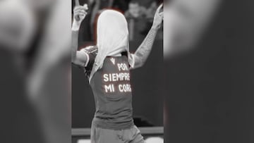 El colombiano anotó en el duelo ante Wolves y en el festejo rindió un homenaje a su amigo fallecido. Al final, mostró un mensaje en su camiseta que decía: “Por siempre en mi corazón”.