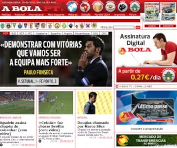 Portadas de la prensa extranjera