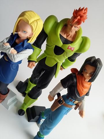 Androides 16, 17 y 18 de Dragon Ball Z por Banpresto