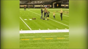 El momento de Drew Brees y Brady después del partido