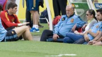 Del Bosque y Casillas.