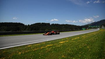 Stoffel Vandoorne en el Gran Premio de Austria 2017.