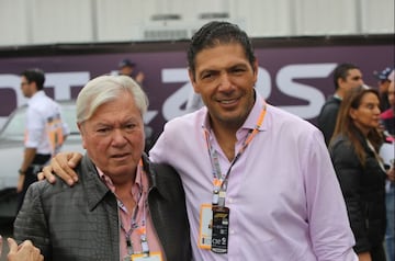 Famosos se dieron cita para ver el espectáculo del GP de México