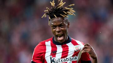 BILBAO, SPAIN - SEPTEMBER 17: Nico Williams Jr of Athletic Club celebrates after scoring his team's third goal during the LaLiga Santander match between Athletic Club and Rayo Vallecano at San Mames Stadium on September 17, 2022 in Bilbao, Spain. (Photo by Juan Manuel Serrano Arce/Getty Images)
ALEGRIA
PUBLICADA 23/10/22 NA MA18 2COL