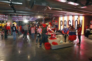 La tienda del Atlético de Madrid. 