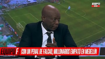 Faustino Asprilla explota contra Dimayor y el VAR tras Nacional - Millonarios.