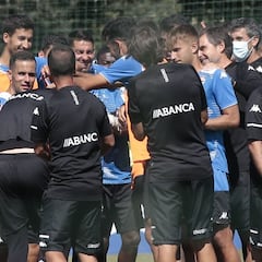 Lluvia de internacionales en el Depor: Trilli, Noel, Brais Suárez y Dani Barcia, con la Sub-19