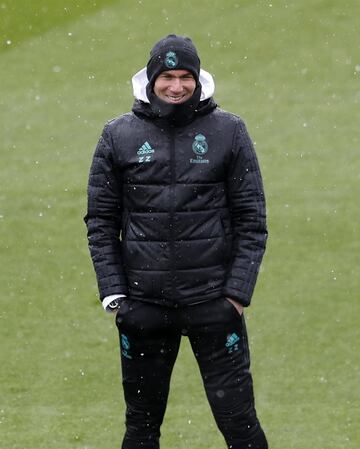 El Madrid entrena con todo esperando al Girona