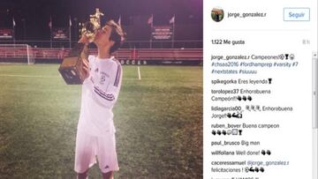 Raúl's son, crowned champion of New York schools league