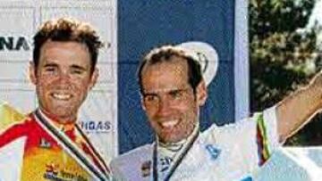 <b>LOS HÉROES DE HAMILTON.</B> Astarloa y Valverde coincidirán hoy.