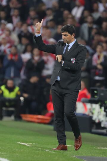 River Plate assistant coach Matias Biscay.