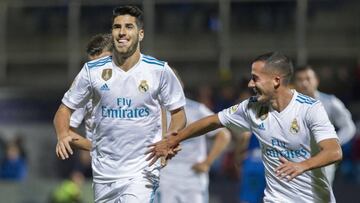 Asensio y Lucas V&aacute;zquez, del Real Madrid.