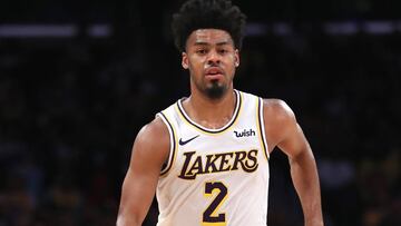 Quinn Cook en juego con Los Ángeles Lakers.