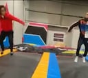 El acrobático juego de Vidal junto a su hijo mayor Alonso