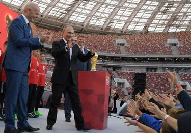 Infantino vows racism crackdown at Russia 2018 World Cup