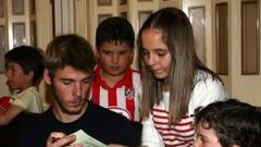 La peña Atlética corraleña homenajeó a David De Gea