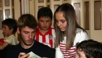 La peña Atlética corraleña homenajeó a David De Gea