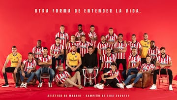 El 'making of' de la foto del Atlético campeón de LaLiga