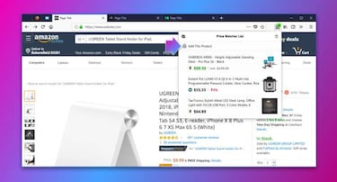 Firefox te ayudará a encontrar las mejores ofertas con su comparador de precios