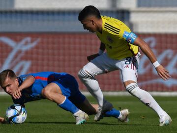 Imágenes del partido entre Colombia y Eslovaquia por los octavos de final del Mundial Sub 20 en el estadio San Juan del Bicentenario.