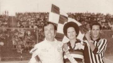 <b>RECUERDOS EN BLANCO Y NEGRO</b> Los grandes éxitos al volante de McGriff fueron en las décadas de los cuarenta y los cincuenta. Ha pasado medio siglo y el norteamericano sigue subiéndose a un coche con el dorsal cuatro.