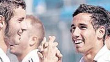 <b>PAREJA DE ORO. </b>Granero y Rayco, dos de las estrellas blancas.