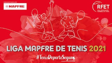 Cartel promocional de la Liga MAPFRE de Tenis 2021.