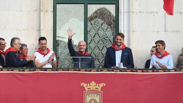 24/06/22 BURGOS
CALERO Y MICHI EN EL PREGON DE LAS FIESTAS FIESTAS
FOTO ENVIADA RICARDO.ORDOÑEZ.