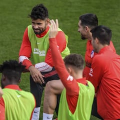 Simeone volvió a probar un once sin Diego Costa para el Pizjuán