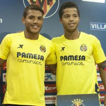 Jonathan Dos Santos y Giovani podrían coincidir hoy en el once del Villarreal.