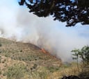 Incendio forestal en Granada, cerca del Sacromonte y el Albaicín