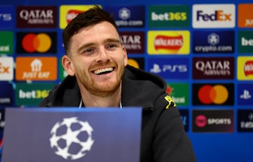 Robertson, en la sala de prensa.