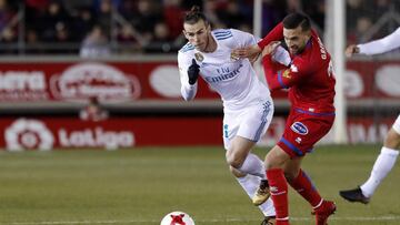 Gareth Bale, ante el Numancia.