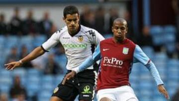 El Valencia muestra un cuadro firme sin efectividad ante el Aston Villa